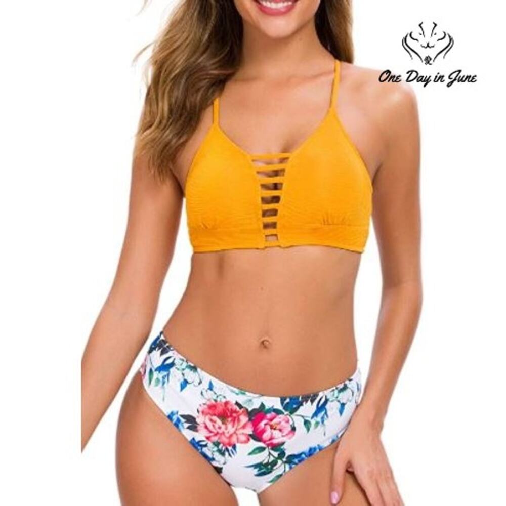 Tempotrek Floral Bikini Swimsuit Size S
